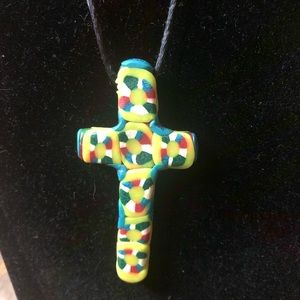 Handmade clay crosses